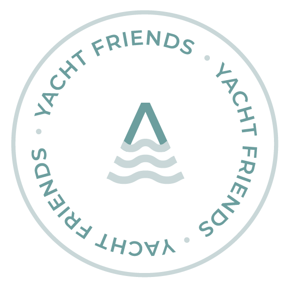 stamp logo Yacht Friends